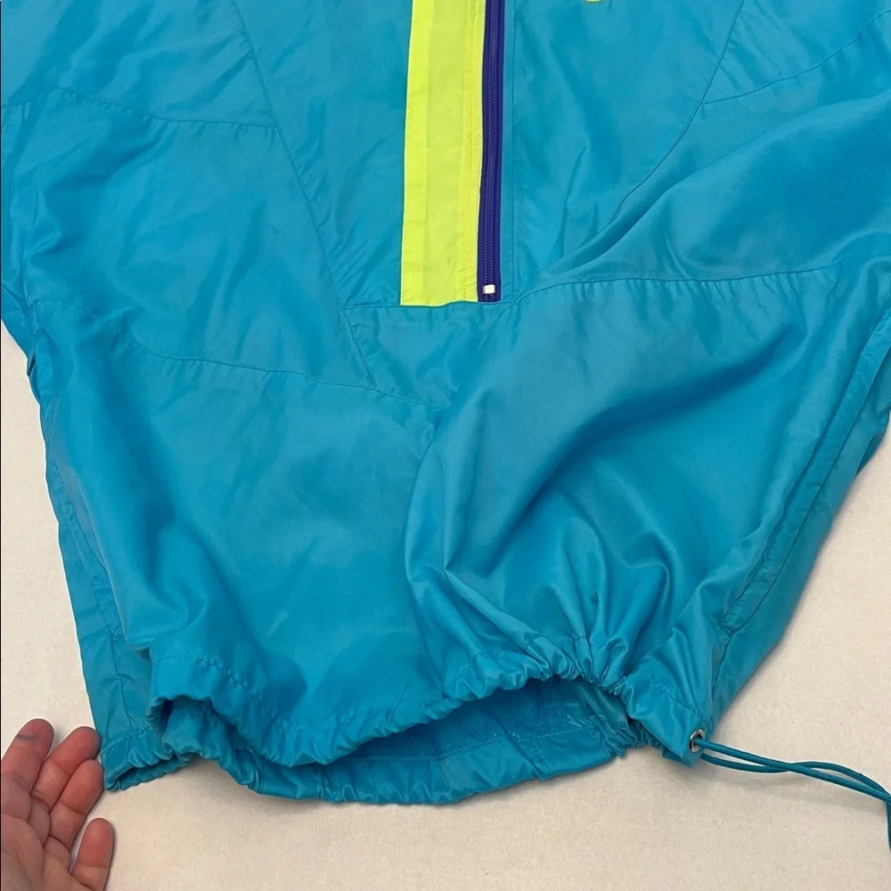 90’s NIKE VINTAGE COLORBLOCK WINDBREAKER JACKET SIZE SMALL BLUE